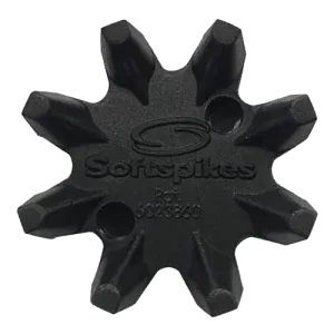 Softspikes Black Widow Golf Cleats 6mm Thread Black