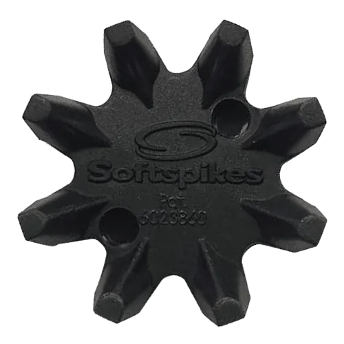 Softspikes Black Widow Golf Cleats 6mm Thread Black