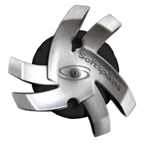 Softspikes Tornado Golf Cleats Fast Twist® 3.0 Black/Silver