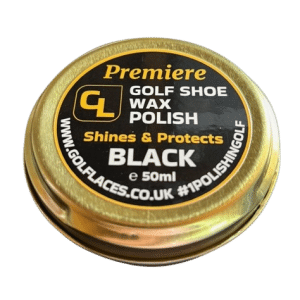 Premiere Golf Shoe Wax Polish Tin 50ml / Black for Footjoy Shoes