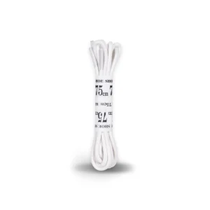 White Replacement Waxed Laces for adidas Golf Shoes 75cm (Round)