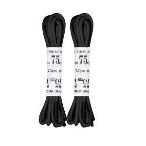 Black Twin Pack Replacement Waxed Laces for Puma Golf Shoes 75cm (Round)