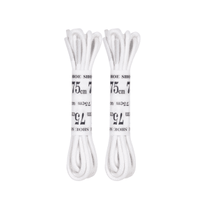 White Twin Pack Replacement Waxed Laces for Puma Golf Shoes 75cm (Round)