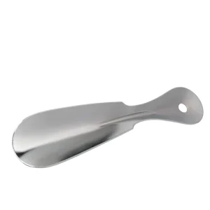 Premiere Deluxe Metal Golf Shoe Horn for Golf Shoes / 18cm / Silver