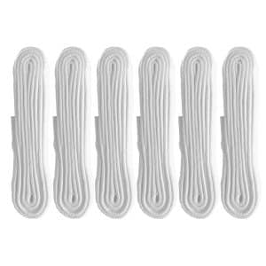 White 6 Pack Replacement Laces for Puma Golf Shoes 100cm (Flat)